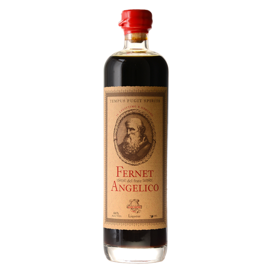 Tempus Fugit Fernet del Frate 78 Proof 750ML, A 19th-Century Italian Amaro With Intense Herbal and Mint Complexity