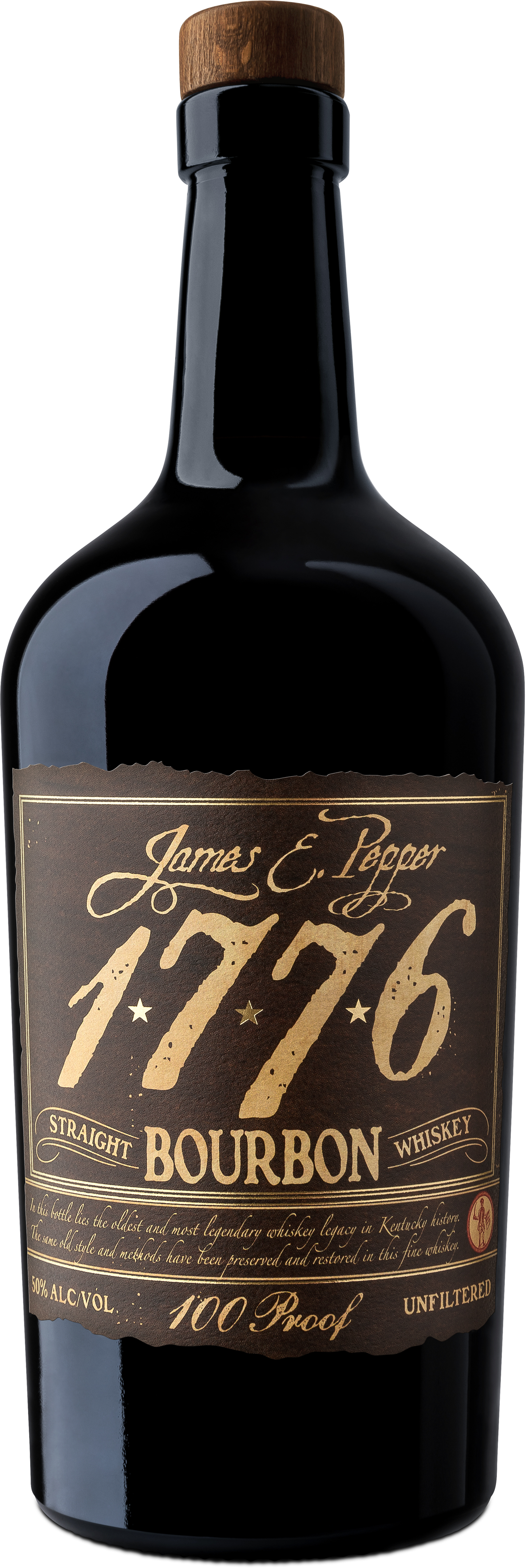 JAMES PEPPER 1776 BOURBON 100 PROOF 750 mL