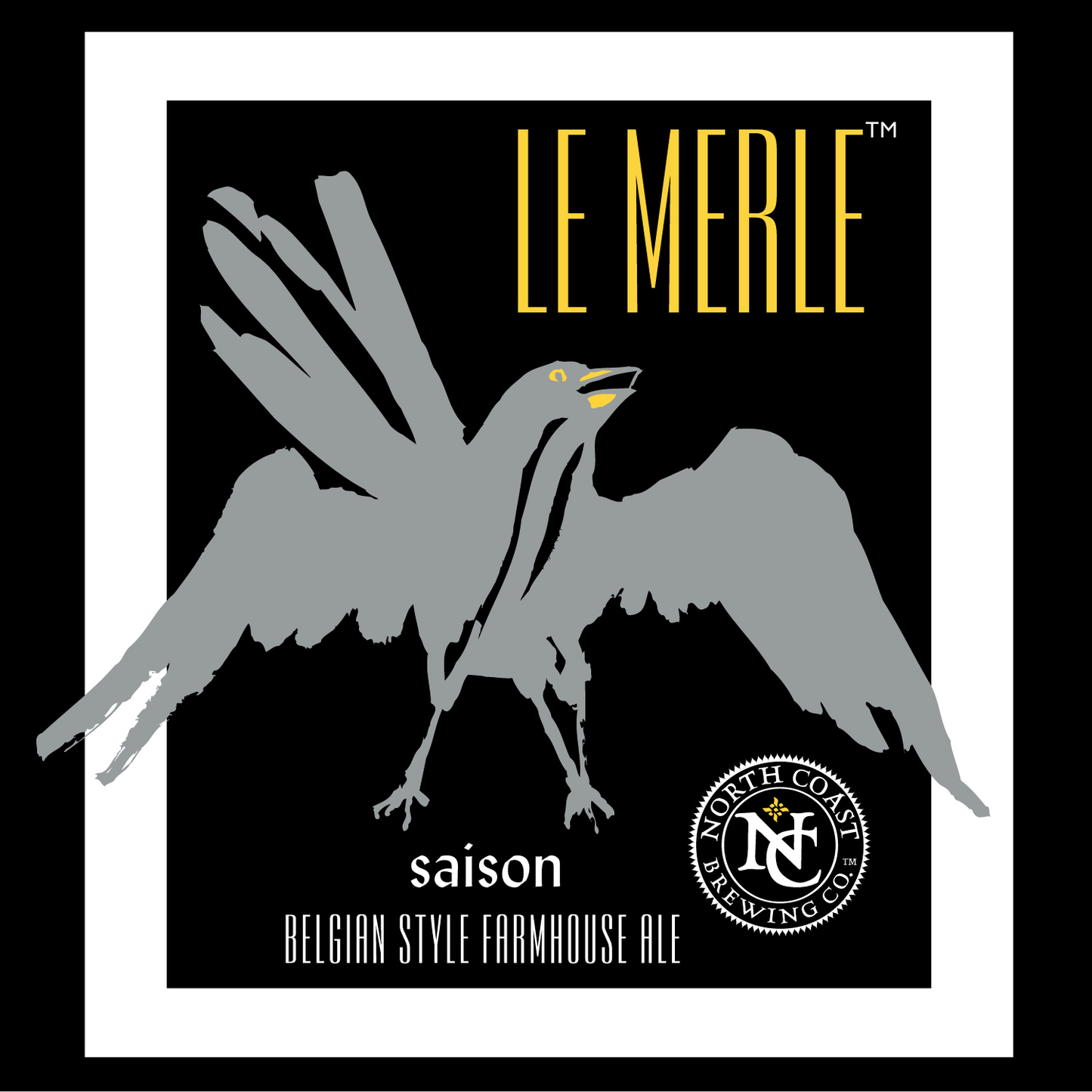 NORTH COAST LE MERLE BELGIAN STYLE SAISON 6/4PK 12 oz (24)