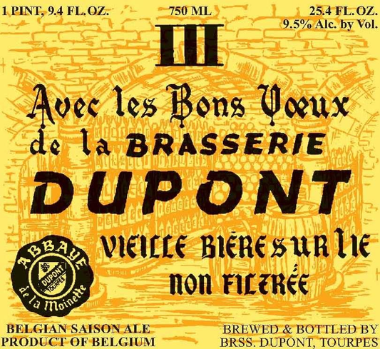 DUPONT AVEC LES BONS VOEUX STRONG PALE 750 mL (12)