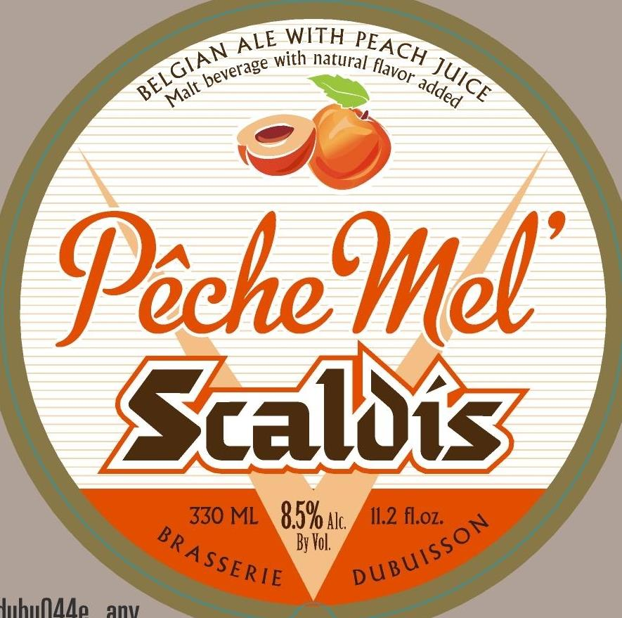 Scaldis Peche Mel peach ale, 24-pack 11.2 oz bottles