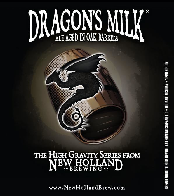NEW HOLLAND DRAGON'S MILK BARREL AGED IMPERIAL STOUT 22 oz (12 pack)