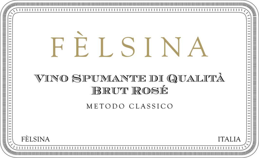FELSINA SPUMANTE BRUT ROSE 750 mL