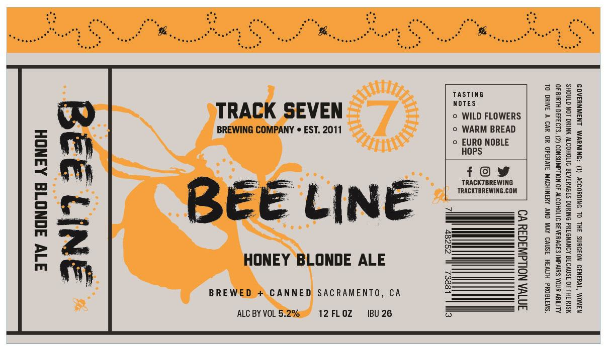 TRACK 7 BEE LINE HONEY BLONDE 4/6PK CANS 12 oz (24)