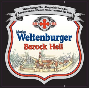 Weltenburger Barock Hell lager, 20-pack 500 ml bottles