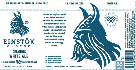 Einstök Icelandic White Ale, 11.2oz cans, case of 24