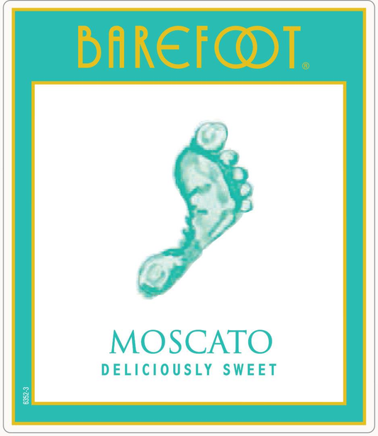 BAREFOOT MOSCATO 6/4PK PET 187 mL (24 Pack)