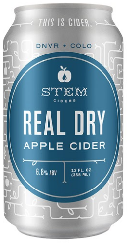 Stem Real Dry Apple cider, 24-pack 12 oz cans