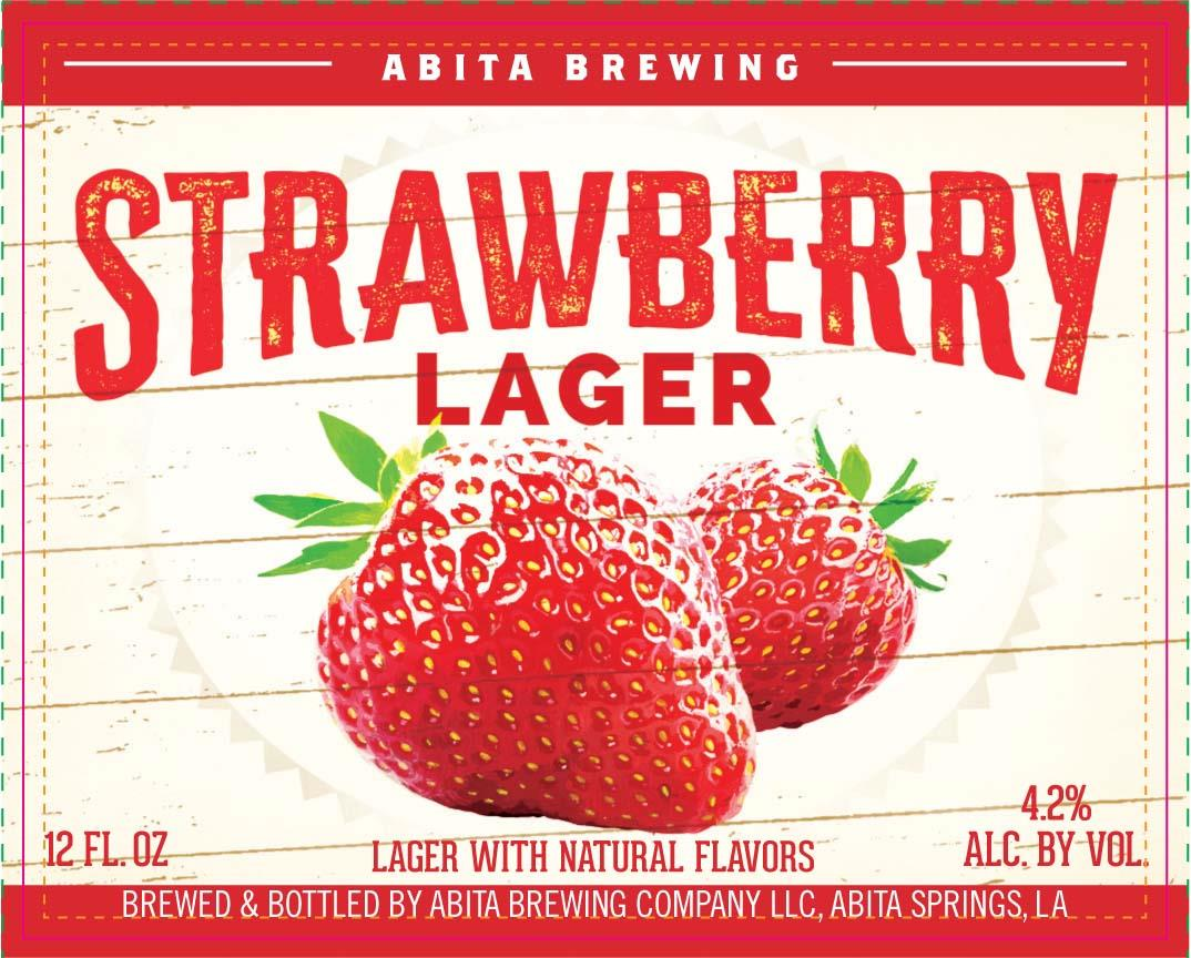 ABITA STRAWBERRY LAGER 4/6PK CANS 12 oz (24)