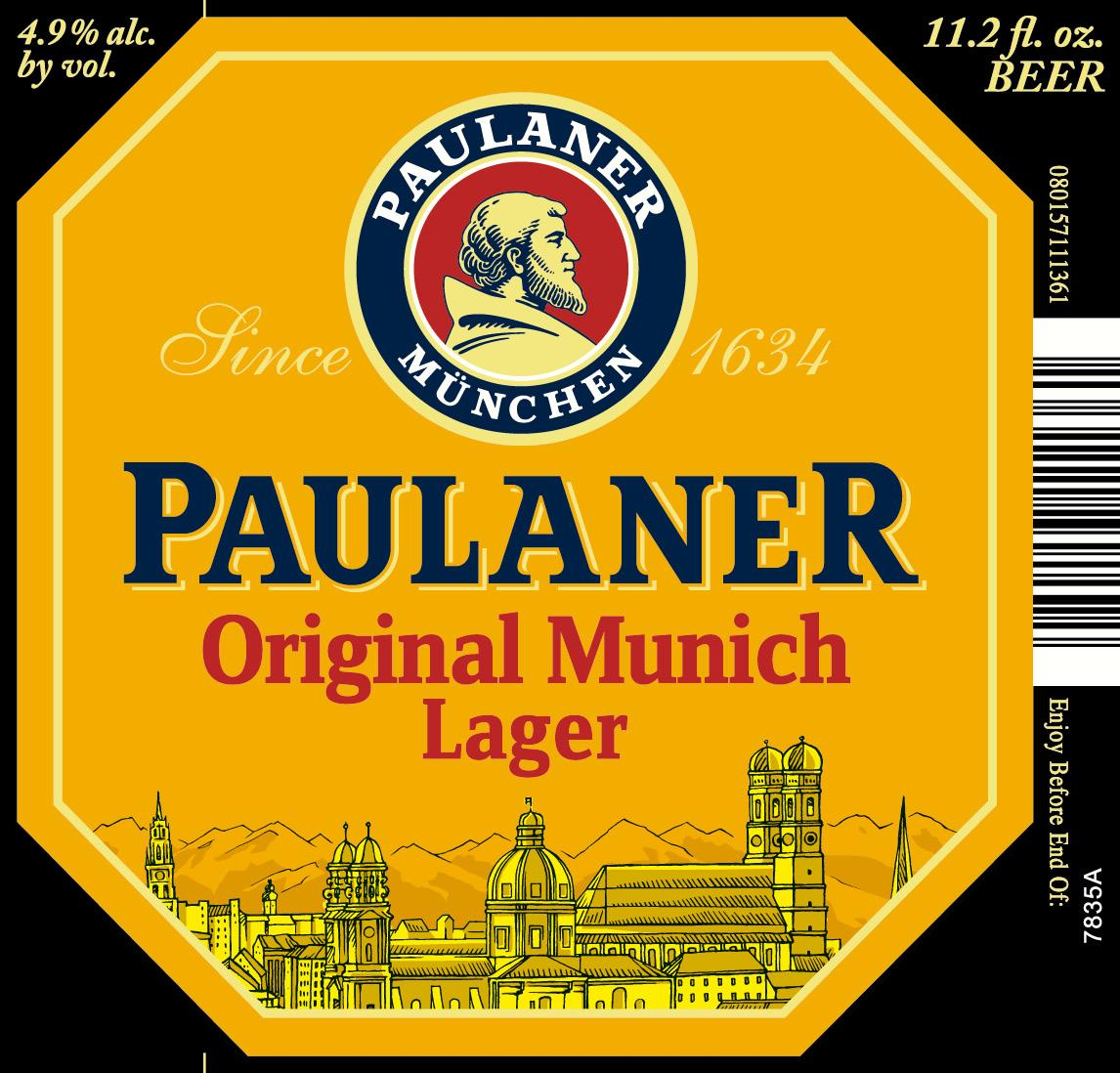 Paulaner Original Munich lager, 24-pack 16.9 oz cans