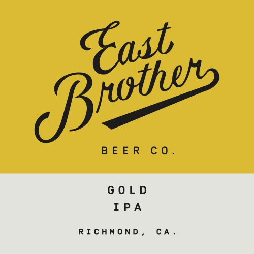 EAST BROTHER GOLD IPA 6/4PK CANS 16 oz (24)
