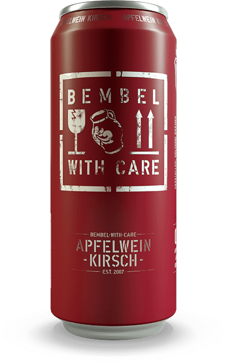 BEMBEL WITH CARE KIRSCH CHERRY CIDER 6/4PK CANS 16.9 oz (24)