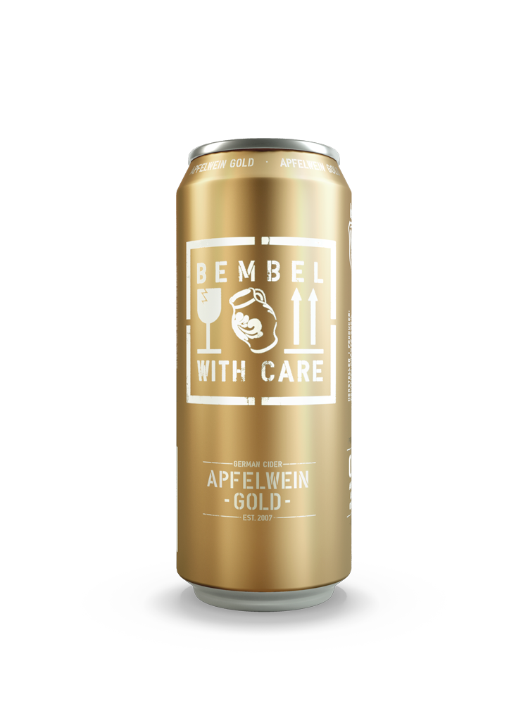 BEMBEL WITH CARE GOLD MEDIUM-DRY CIDER 6/4PK CANS 16.9 oz (24 Pack)