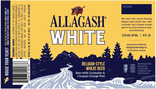ALLAGASH WHITE 6/4PK CANS 16 oz (24 Pack)