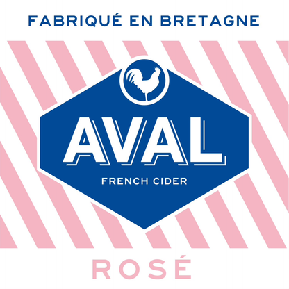 AVAL ROSE CIDER 6/4PK CANS 12 oz (24 Pack)