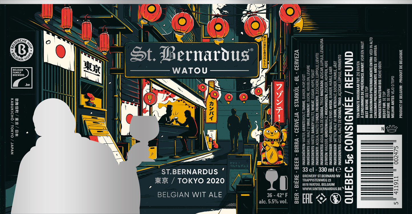 St. Bernardus Tokyo Wit wheat ale, 24-pack 11.2 oz cans