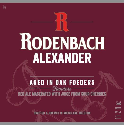 Rodenbach Alexander cherry sour ale, 24-pack 11.2 oz bottles