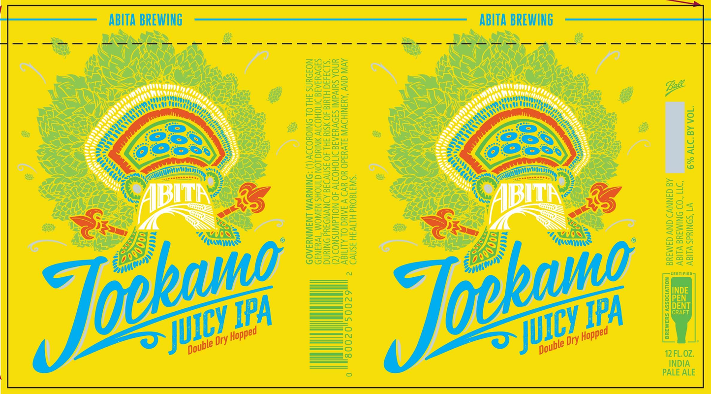 ABITA JOCKAMO JUICY IPA 4/6PK CANS 12 oz (24 Pack)