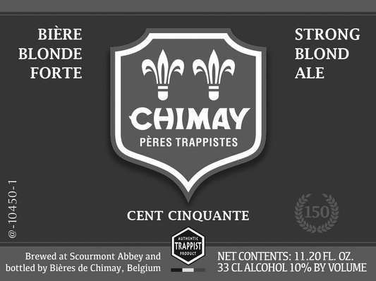 CHIMAY CENT CINQUANTE GREEN 6/4PK 330 mL (24)
