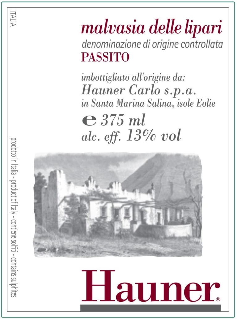 HAUNER MALVASIA DELLE LIPARI PASSITO 2020 375 mL