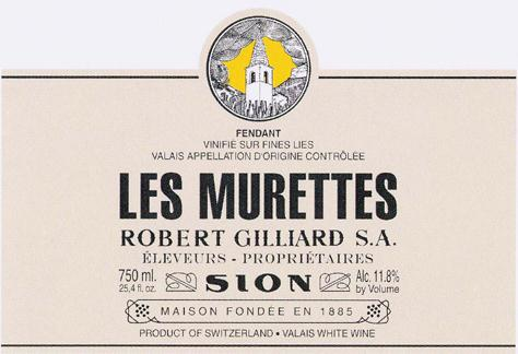 GILLIARD FENDANT LES MURETTES CHASSELAS 2022 750 mL