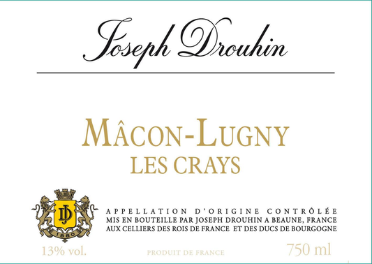 JOSEPH DROUHIN MACON-LUGNY LES CRAYS 2021 750 mL