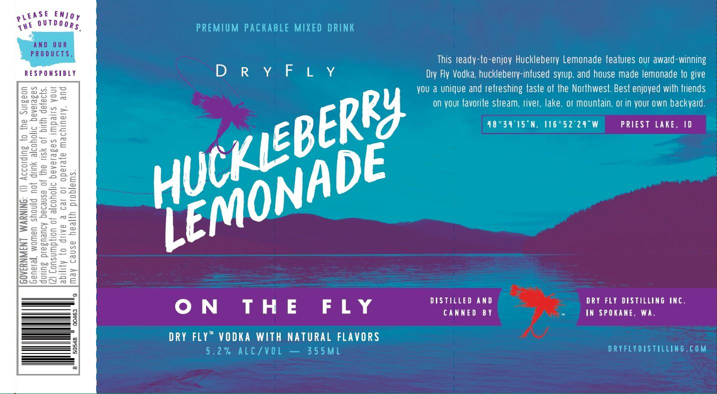 DRY FLY HUCKLEBERRY LEMONADE 6/4PK 12OZ CANS 12 oz (6) The Booze Outlet