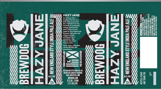 BREWDOG HAZY JANE HAZY IPA 4/6PK CANS 12 oz (24)