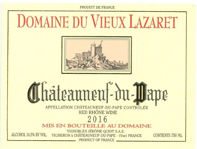 DOM VIEUX LAZARET CHATEAUNEUF-DU-PAPE 2022 375 mL
