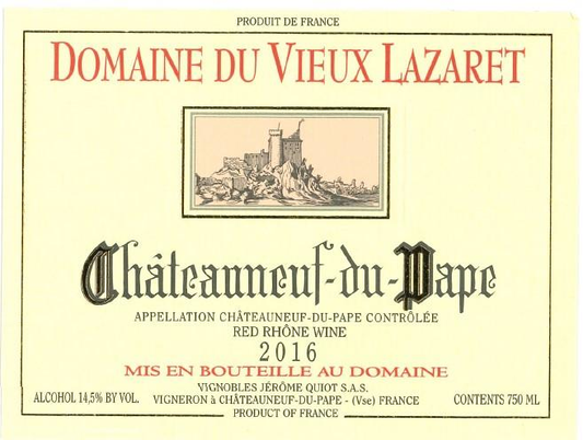 DOM VIEUX LAZARET CHATEAUNEUF-DU-PAPE 2022 375 mL