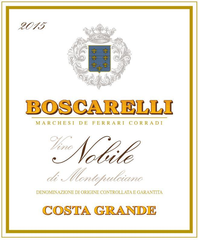 BOSCARELLI VINO NOBILE MONTEPULCIANO COSTA GRANDE DOCG 2017 750 mL