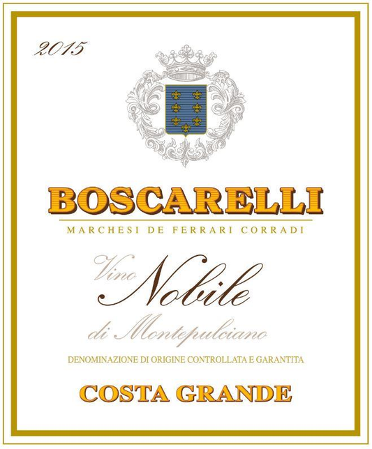BOSCARELLI VINO NOBILE MONTEPULCIANO COSTA GRANDE DOCG 2017 750 mL