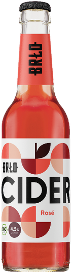 BRLO Rose Cider, 24-pack 330 ml cans