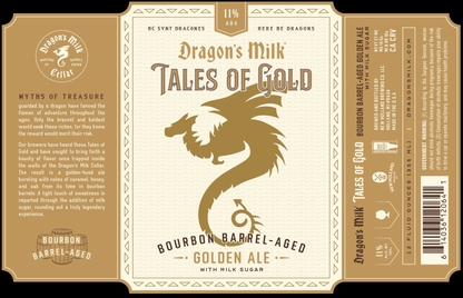 DRAGON'S MILK TALES OF GOLD BARREL AGED GOLDEN ALE 6/4PK 12 oz (24)