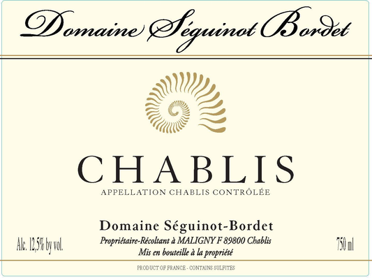 DOM SEGUINOT-BORDET CHABLIS 2023 750 mL