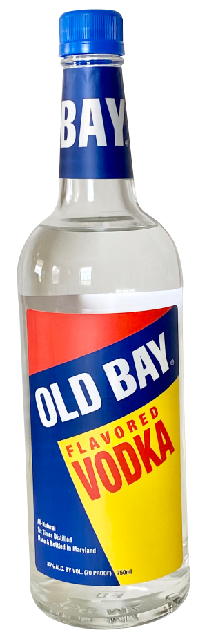 Old Bay Flavored Vodka 70 Proof 750ML, The Legendary Chesapeake Bay Seasoning in a Savory Bloody Mary Vodka