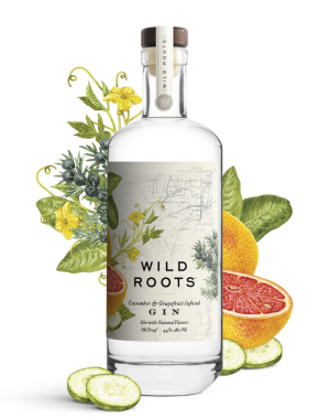 Wild Roots Gin Cucumber And Grapefruit