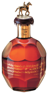 Blanton's Gold Single Barrel Bourbon 750ml in the iconic spherical bottle topped with the gold horse-and-jockey stopper