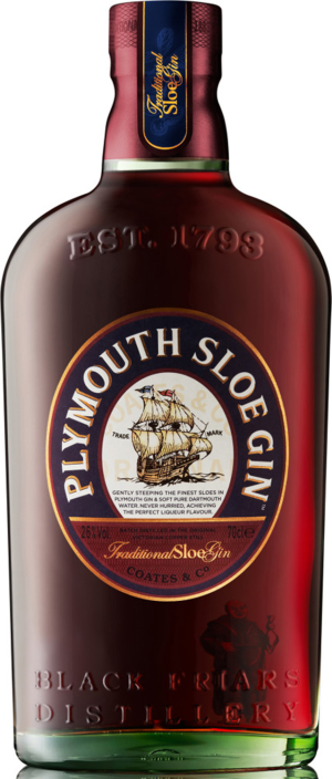 Plymouth Sloe Gin 750ML, England's Classic Sloe Berry Gin From an 1883 Recipe