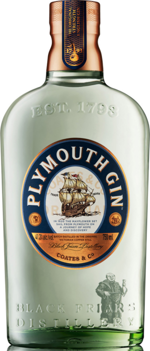 Plymouth Original Strength Gin 82.4 Proof 750ML, Seven Botanicals From England's Oldest Working Gin Distillery