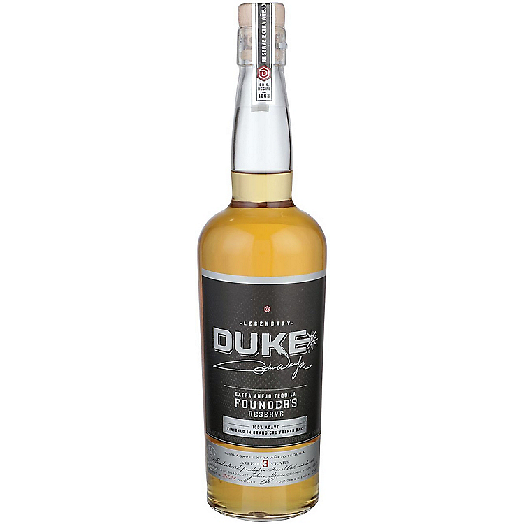 DUKE TEQUILA EXTRA ANEJO FOUNDER'S RESERVE 3 YR 80 750ML