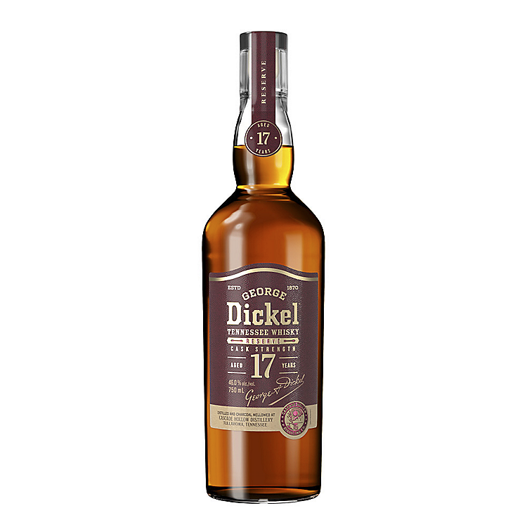 GEORGE DICKEL TENNESSEE WHISKEY RESERVE CASK STRENGTH 17 YR 92 750ML