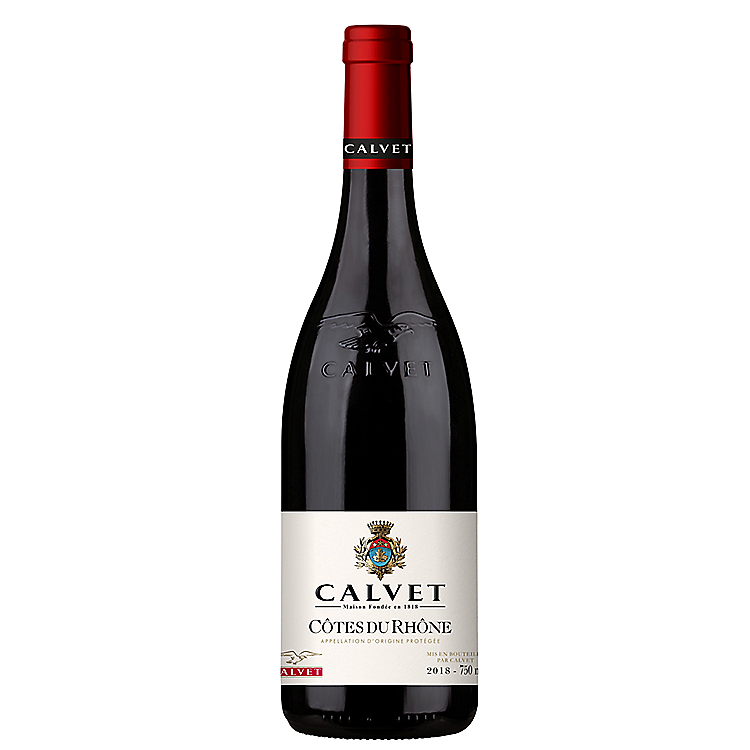 CALVET COTES DU RHONE ROUGE 2020 750ML