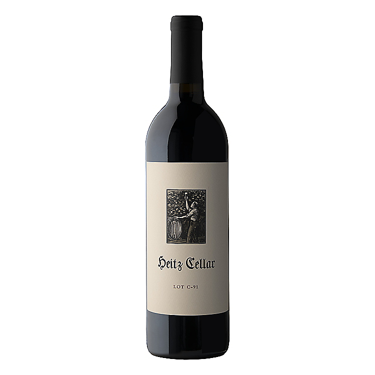 HEITZ CELLAR CABERNET SAUVIGNON LOT C-91 NAPA VALLEY 2018 WOOD BOX 750ML