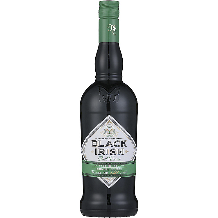 BLACK IRISH CREAM LIQUEUR IRISH CREAM