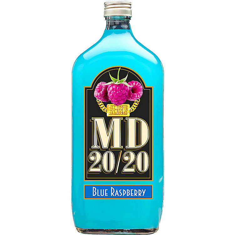 MD 20/20 BLUE RASPBERRY FLAVORED WINE 750ML