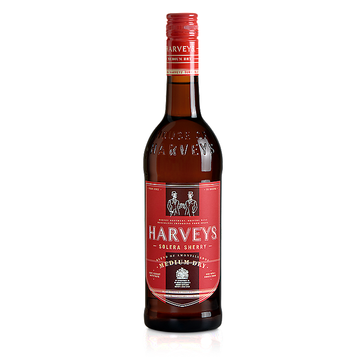 HARVEYS SHERRY MEDIUM DRY 750ML
