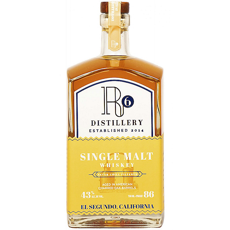 R6 DISTILLERY SINGLE MALT WHISKEY 86 750ML