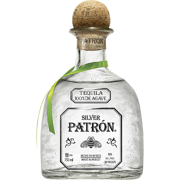 PATRON TEQUILA SILVER 80 750ML