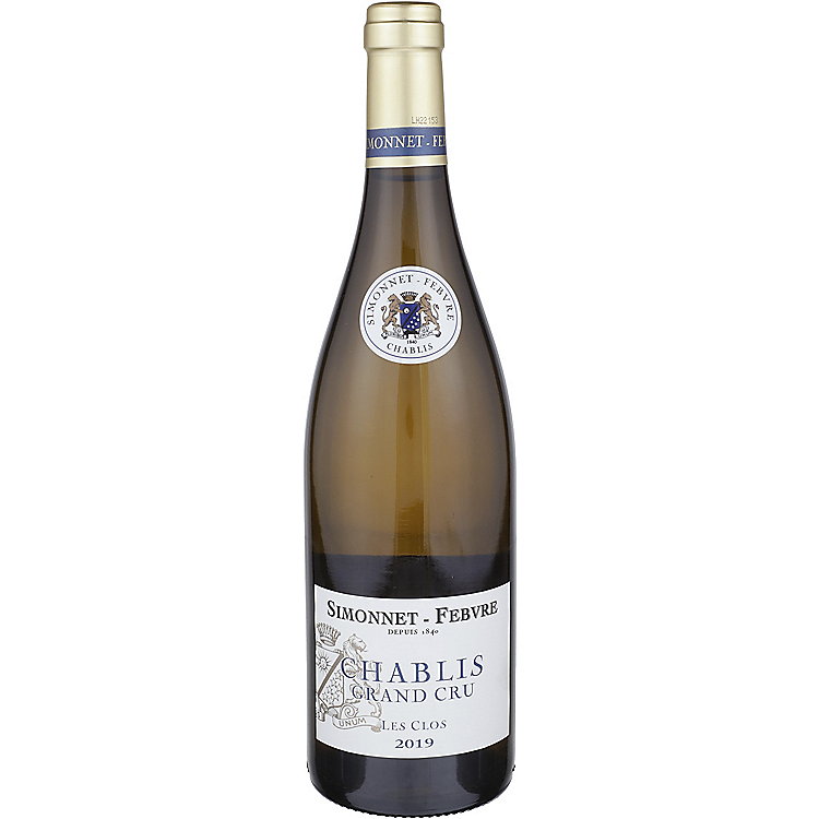 SIMONNET FEBVRE CHABLIS LES CLOS GRAND CRU 2019 WOOD BOX 750ML
